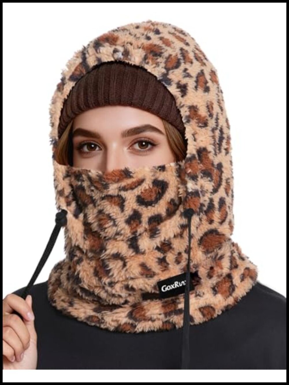 Fleece Balaclava Ski Mask Winter Face Cover Windproof Neck Warmer